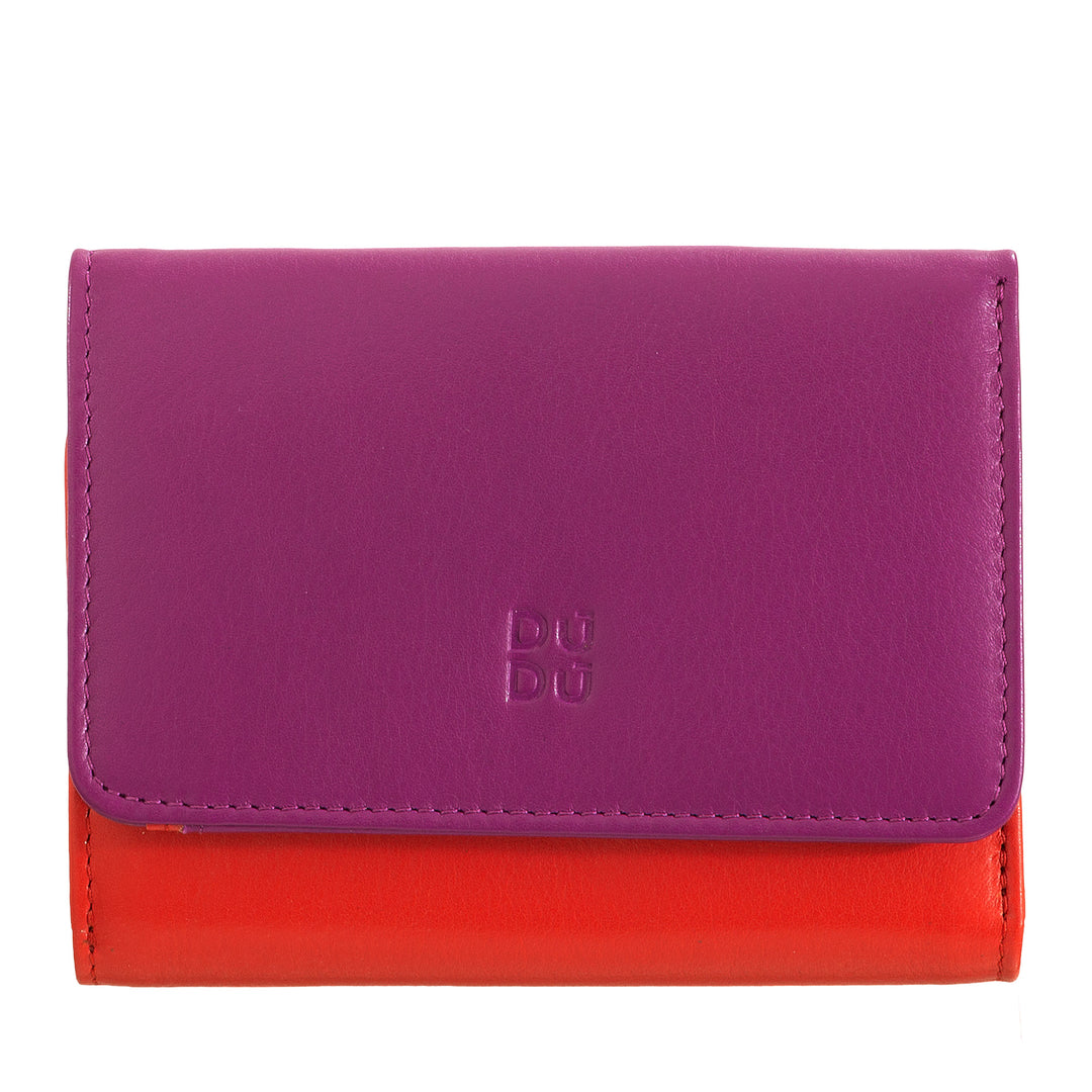 Dudu Women's Women's Women's Rfid In Colorful Multicolor Leather