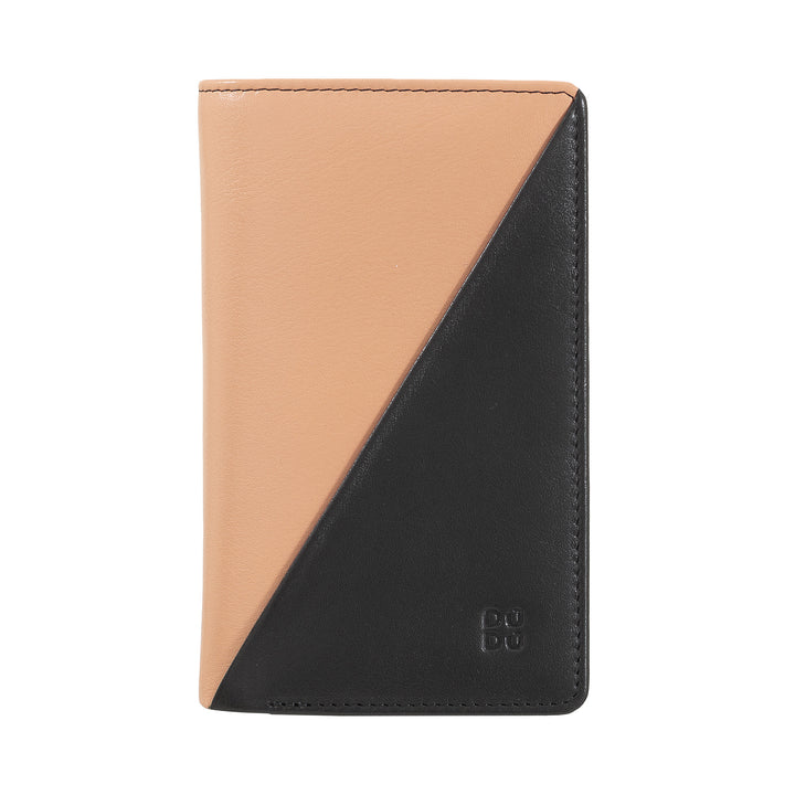 Dudu Coloring Женский кошелек RFID в многоцветной коже с ключевым держателем, карманами и карточками для карт