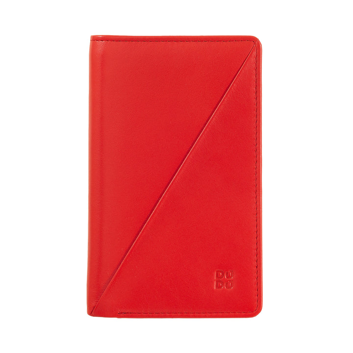 Dudu Coloring Женский кошелек RFID в многоцветной коже с ключевым держателем, карманами и карточками для карт