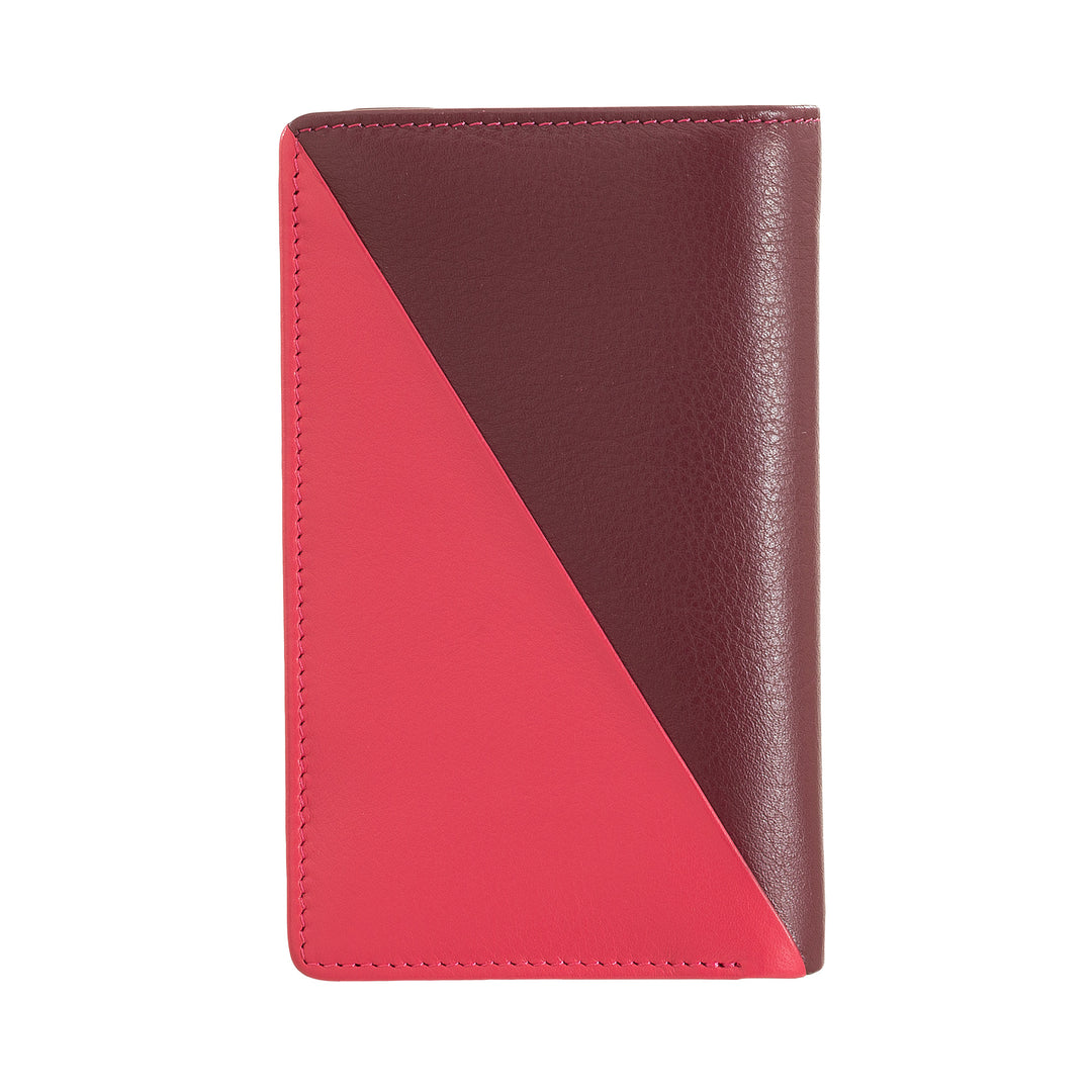 Dudu Coloring Women's Wallet Rfid in Multicolor Leather With Key holder, Card holder pockets and cards