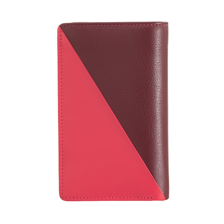 Dudu Coloring Women's Wallet Rfid in Multicolor Leather With Key holder, Card holder pockets and cards