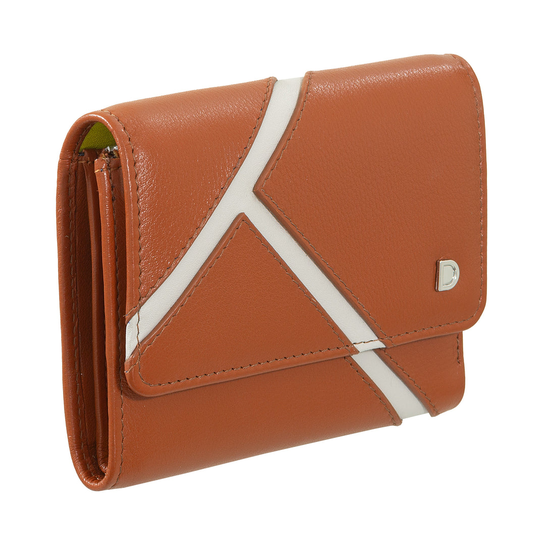 Dudu Women's Women's Led Woman inspired by Tennis - Compact with credit card holder, door with zip zip hinge