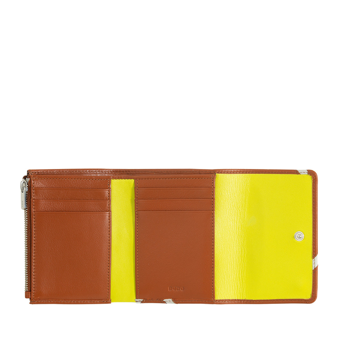 Dudu Women's Women's Led Woman inspired by Tennis - Compact with credit card holder, door with zip zip hinge