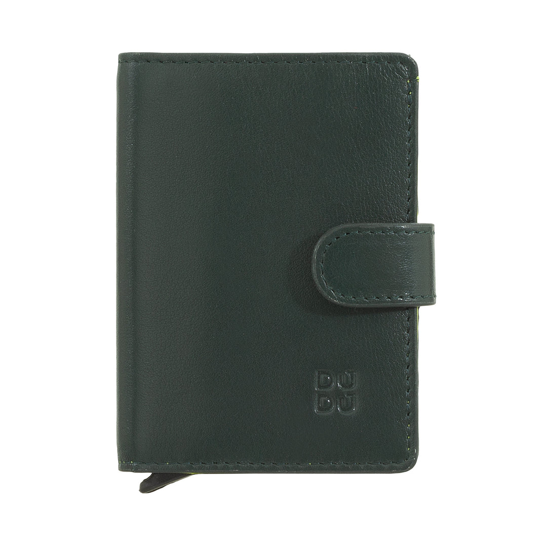 Dudu Walle RFID Men's Leather Register, небольшой мини -мини -миниму