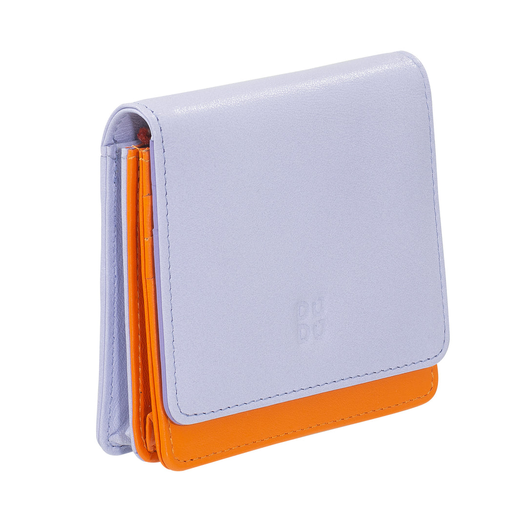 Dudu Women's Women Wallet in Skop Legant Rfid Ultra Compact Colorful Rfid with internal zip and 8 Card Card holders