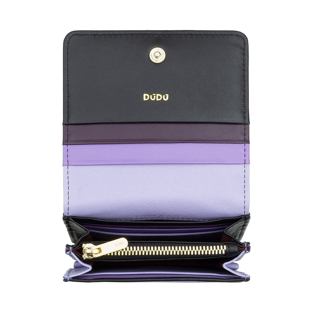 Dudu Women's Women Wallet in Skop Legant Rfid Ultra Compact Colorful Rfid with internal zip and 8 Card Card holders