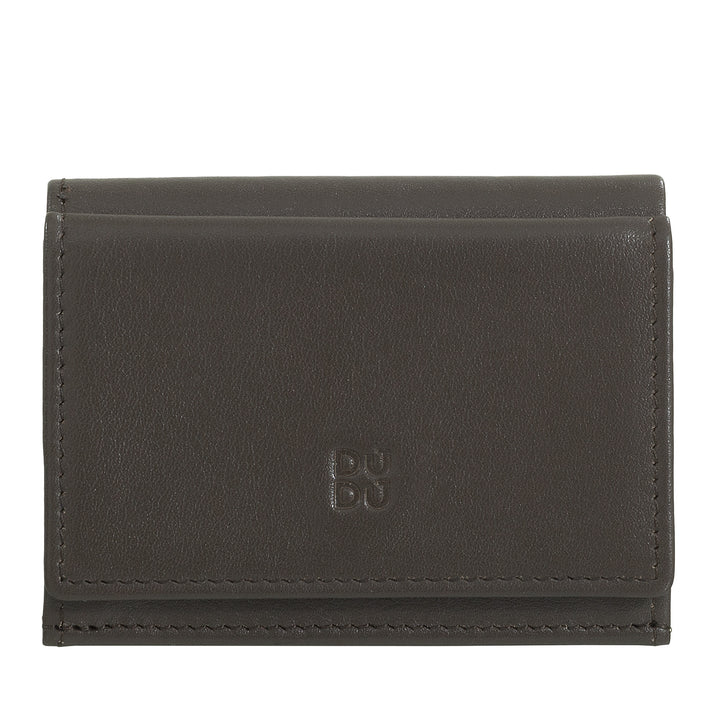 Dudu Small Men's Leather Wallet, Women's Wallet, Compact Design With Banknotes And Cards Doors Doors