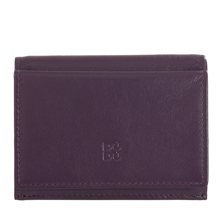 Dudu Small Men's Leather Wallet, Women's Wallet, Compact Design With Banknotes And Cards Doors Doors