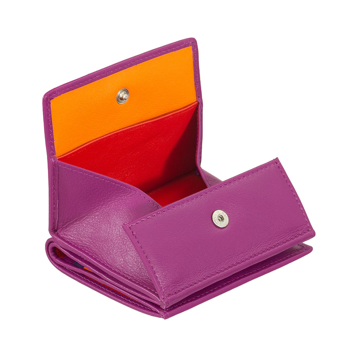 DUDU Multicolored RFID WALLE RFID Wallet Cards and coins