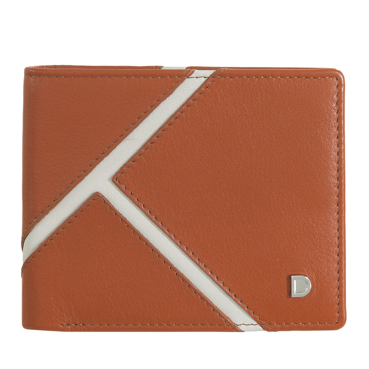 Dudu Compact Leather Men's Men's Swelle - дизайн, вдохновленный теннисом - небольшой портфель с держателями дверей, карманами для карт и банкноты