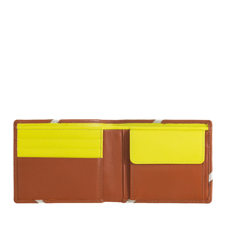 Dudu Compact Leather Men's Men's Swelle - дизайн, вдохновленный теннисом - небольшой портфель с держателями дверей, карманами для карт и банкноты