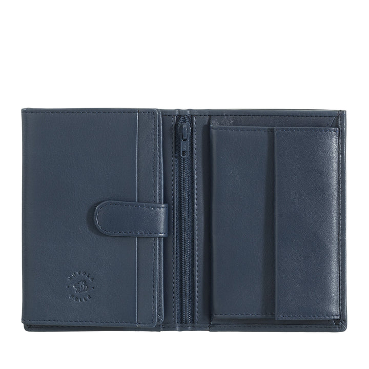 Nuvola Leather Vertical Portfolio Man в коже Наппа с держателем и держателем кредитной карты