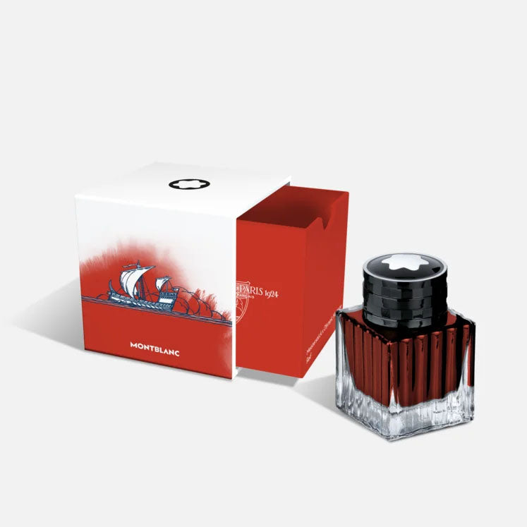 Montblanc Ink Boccetta 50 мл Meisterstück x Олимпийское наследие Paris 1924 Red 132952