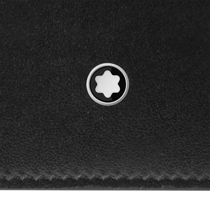 Montblanc Portafoglio Verticale 14 Comparti and Tasca con Cerniera Meisterstuck nero 7165