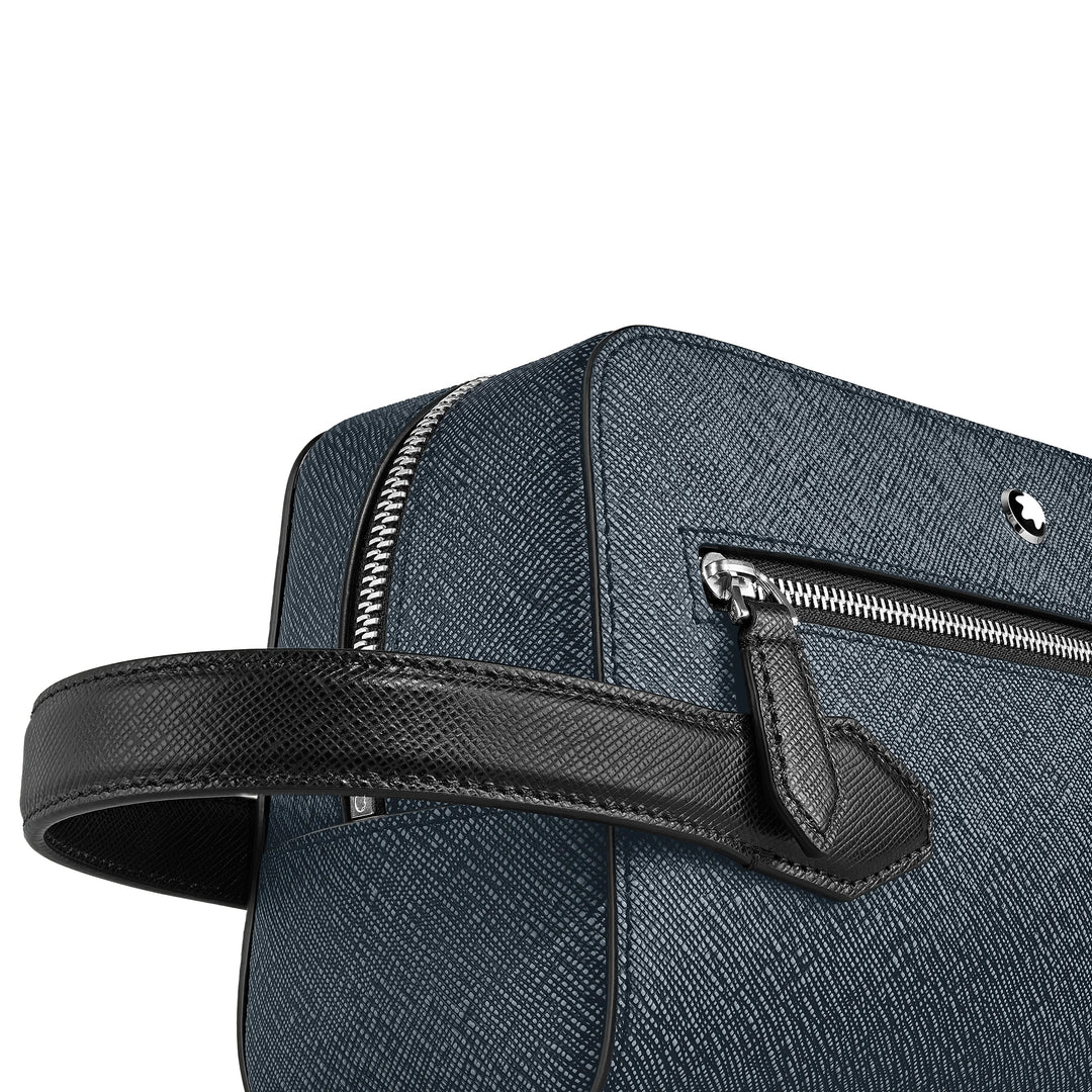 Montblanc Clutch Hailordious Tweed Blue 220339