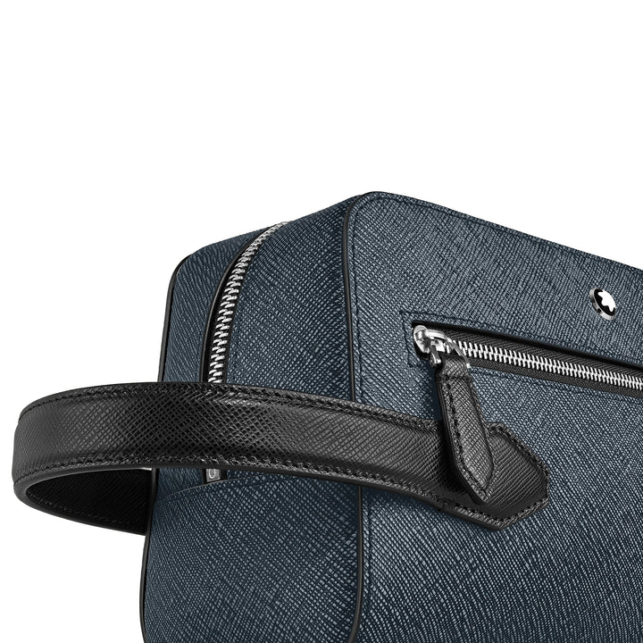 Montblanc Clutch Hailordious Tweed Blue 220339
