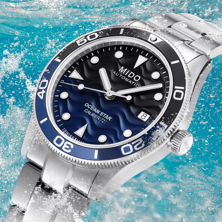 Mido Ocean Star 39 -мм часы Automatic Blue Steel M026.907.11.041.00