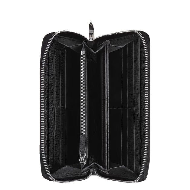 Montblanc World 12 отсеков с приподнятым твидом Blue 220365