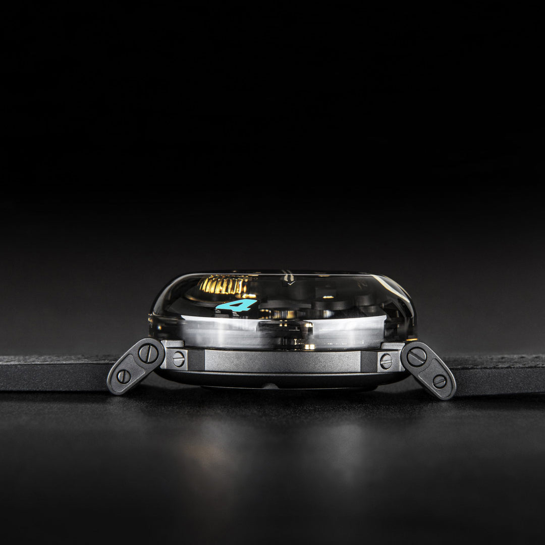 U-Boat U-65 SS Turquoise 44mm Slopper Quartz Steel U-3352