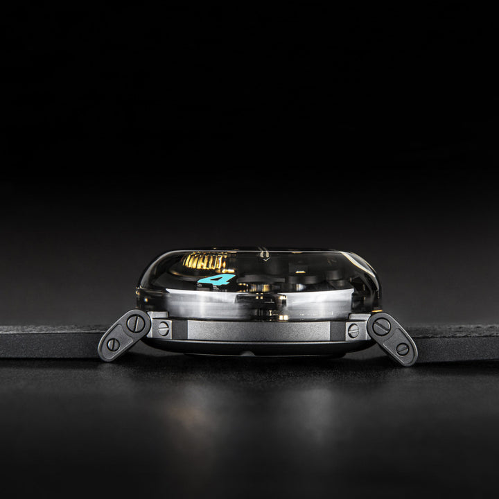 U-Boat U-65 SS Turquoise 44mm Slopper Quartz Steel U-3352