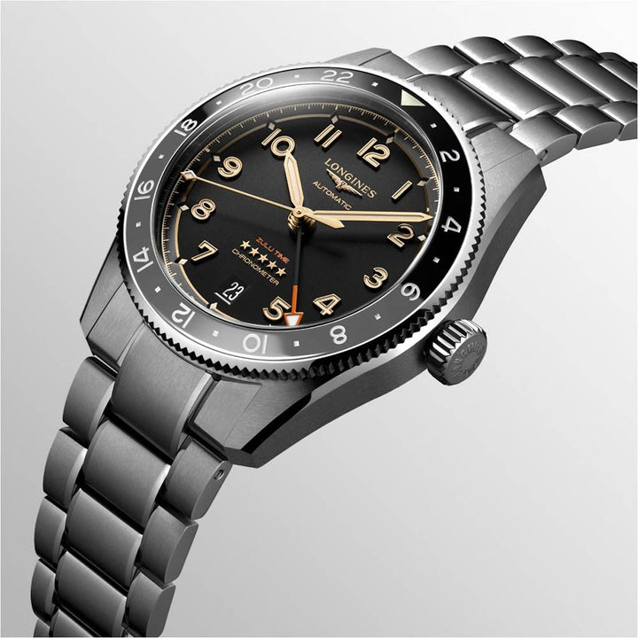 Longines Workship Spirit Zulu Время 39 мм Антрацит Титанио Autanium L3.802.1.53.6