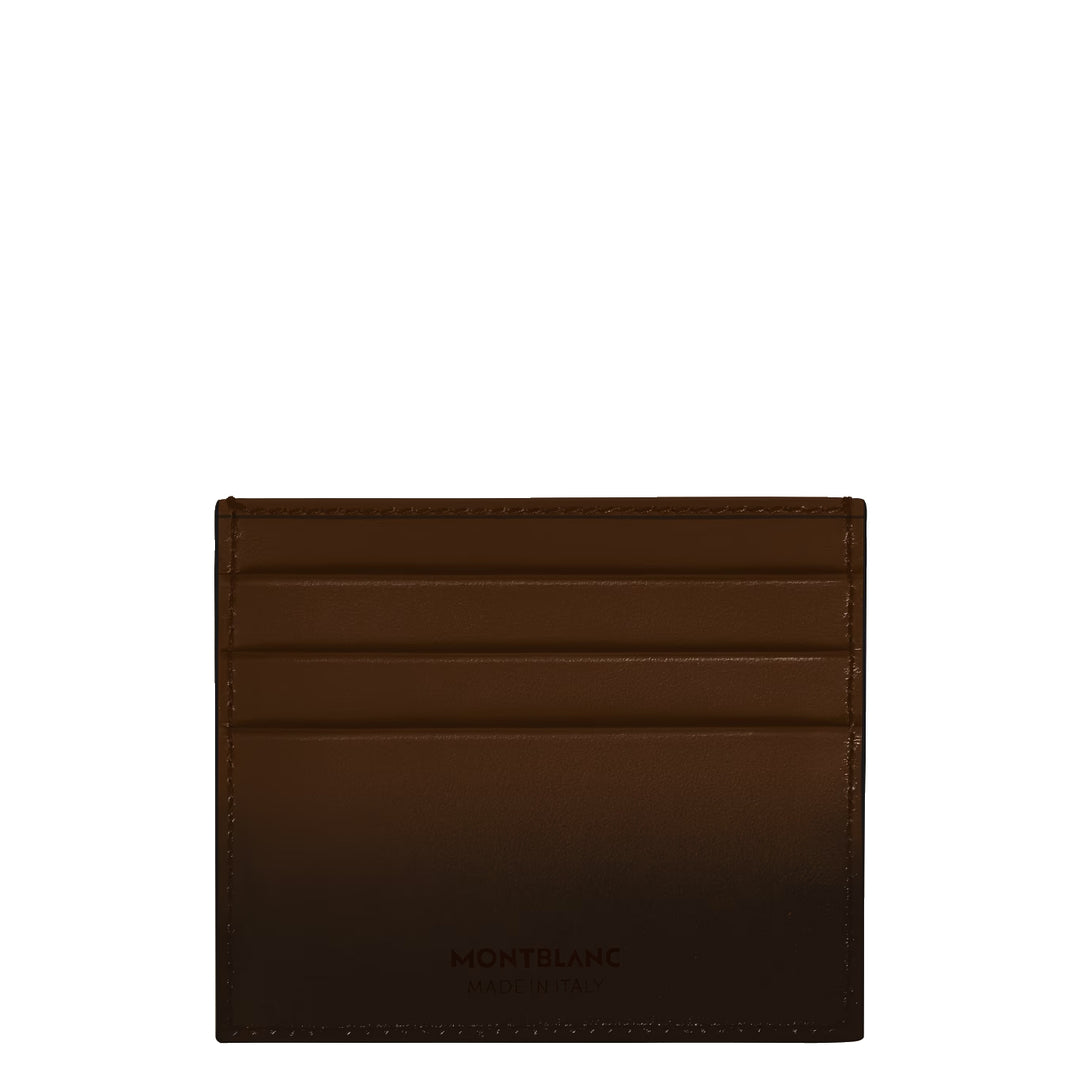 Карточная карта Montblanc 6 Meissstück Copartments заштриховали Marrone 220319
