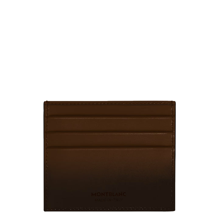 Карточная карта Montblanc 6 Meissstück Copartments заштриховали Marrone 220319