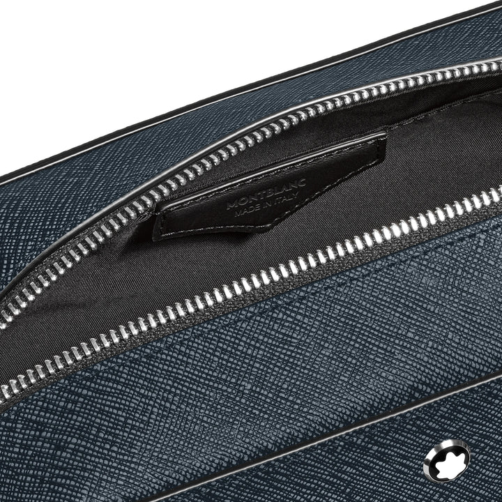 Montblanc Clutch Hailordious Tweed Blue 220339