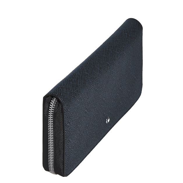 Montblanc World 12 отсеков с приподнятым твидом Blue 220365