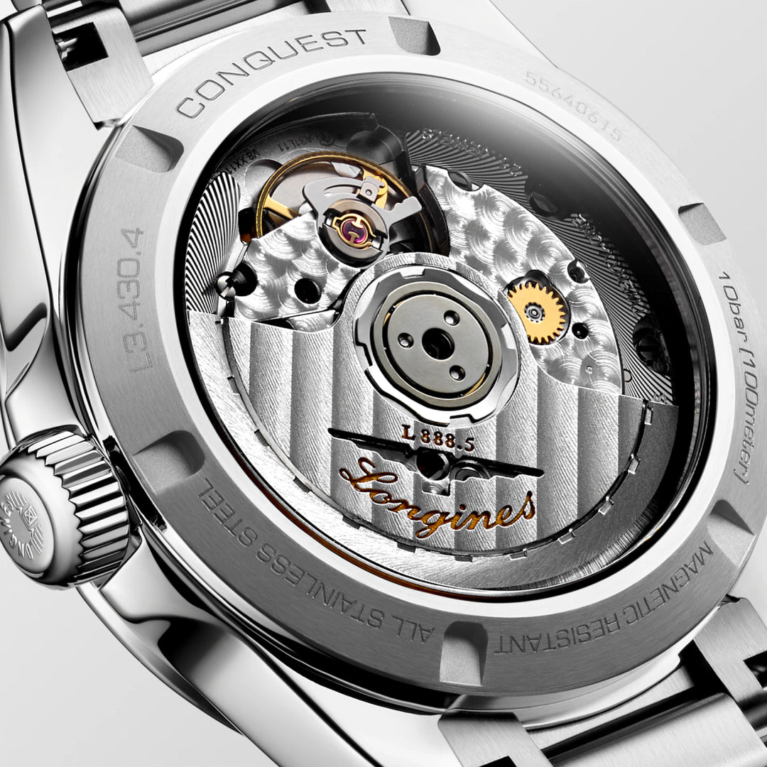 LONGINES CONQUEST 34MM AUTOMATIC AUCHIO L3.430.4.4.92.6 watch