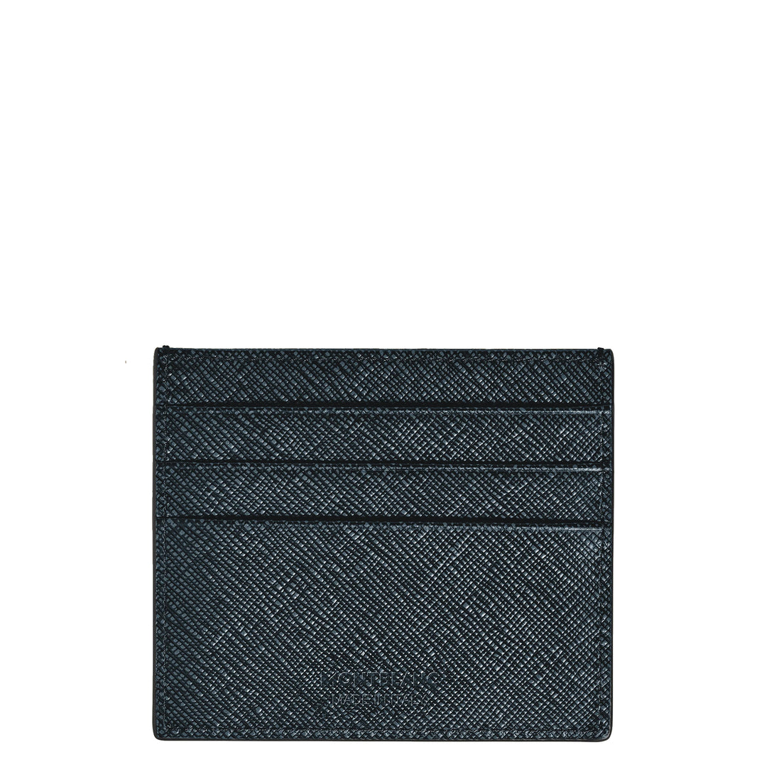 Montblanc Card 6 Пошив пошив, синий 220389 исчезает