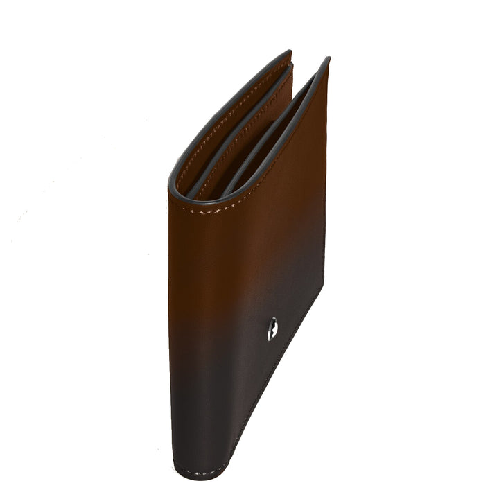 Montblanc Portfolio 6 Copartments Meisterstück заштрихованный Marrone 220315