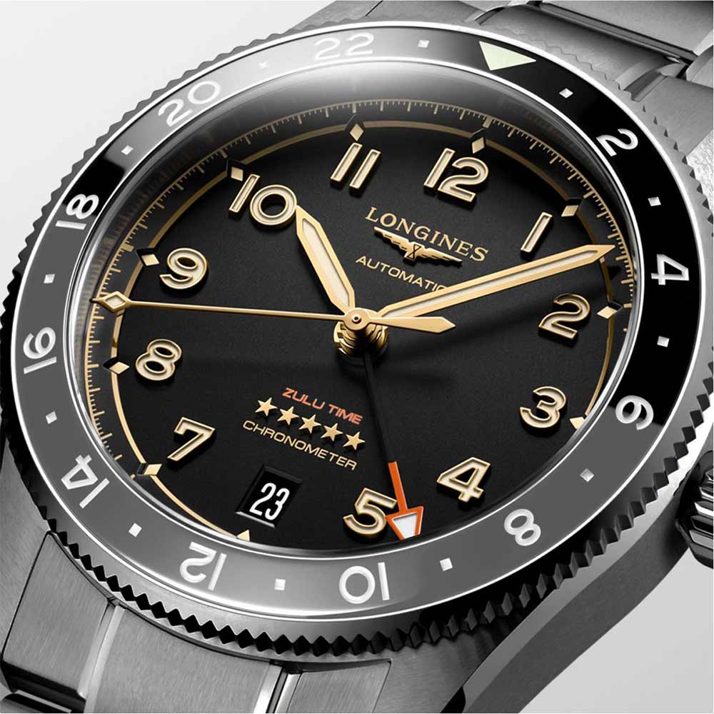 Longines Workship Spirit Zulu Время 39 мм Антрацит Титанио Autanium L3.802.1.53.6