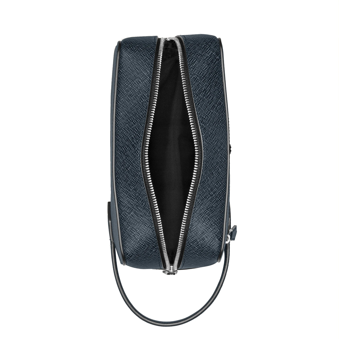Montblanc Clutch Hailordious Tweed Blue 220339