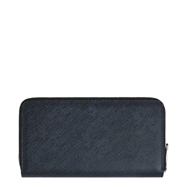 Montblanc World 12 отсеков с приподнятым твидом Blue 220365