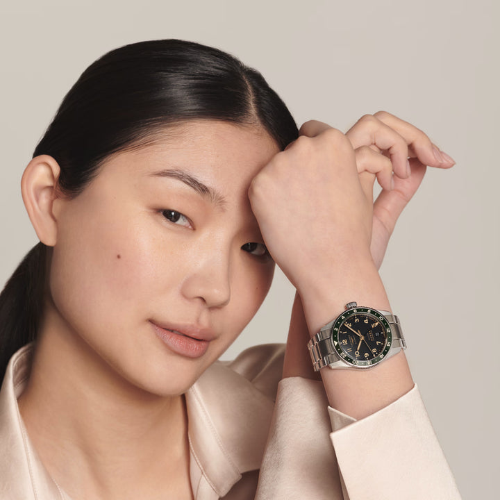 Longines Watch Spirit Zulu Time 39 мм антрацитовой автоматической стали L3.802.4.63.6