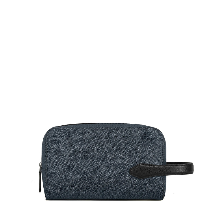 Montblanc Clutch Hailordious Tweed Blue 220339