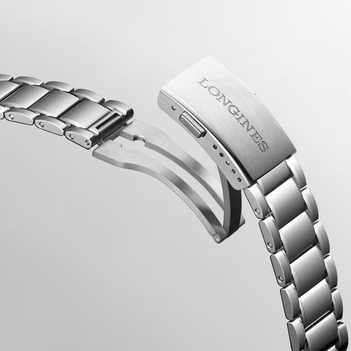 Longines Watch Spirit Zulu Time 39 мм антрацитовой автоматической стали L3.802.4.63.6