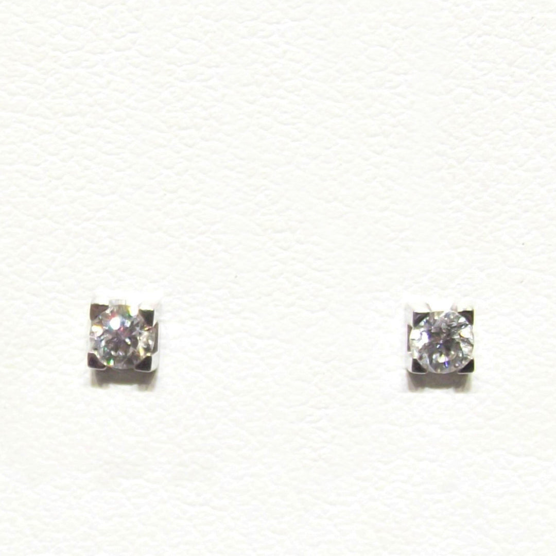 Davite & Delucchi Серьги Punto Светлое 18-каратное бриллиантовое золото 0,48ct VS G BB8283-48