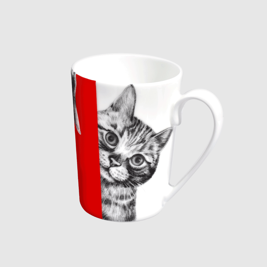 Tait ⁇  mug Cats Best Friends collection фарфоровая тонкая костная кита 14-1-4 CATS