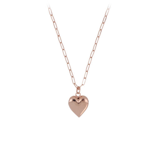 Сердца Милана ожерелье круглый воротник Air Pop Dolly Park Коллекция стерлингового серебра 925 PVD розовое золото 24972123