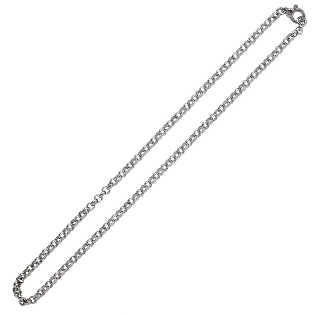 Giovanni Raspini ожерелье Mini Rolo 90 см 925 серебристый 8351-90