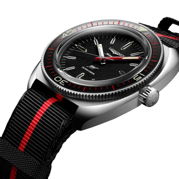 Часы Longines Ultra-Chron Box Edition 43 мм черный автоматический сталь L2.836.4.52.9