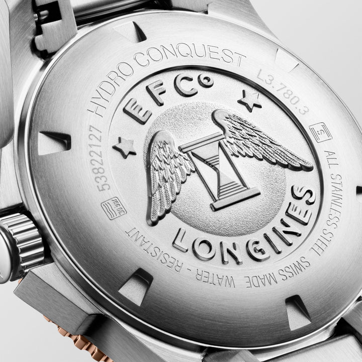 Часы Longines HydroConquest 39mm серая сталь L3.780.3.78.6