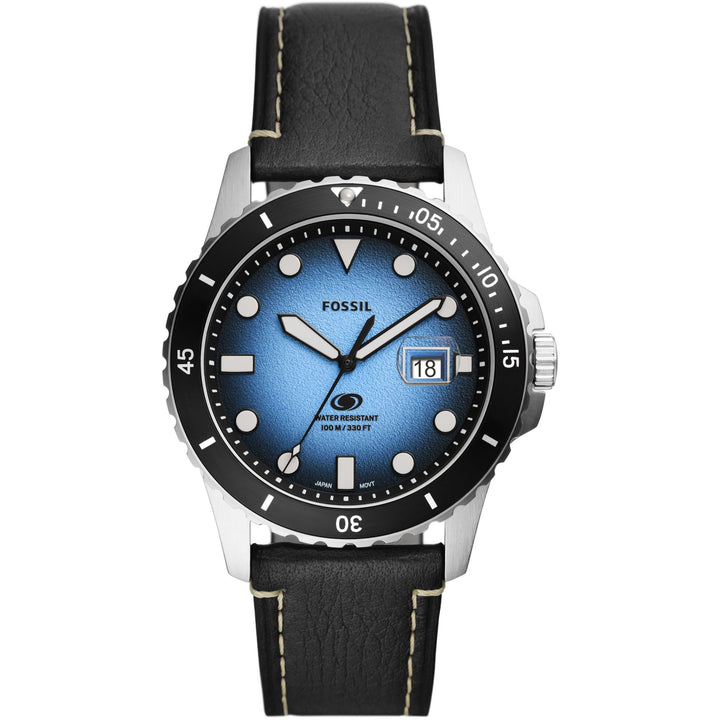 Fossil часы синий 42 мм синий кварцевый сталь ES5960