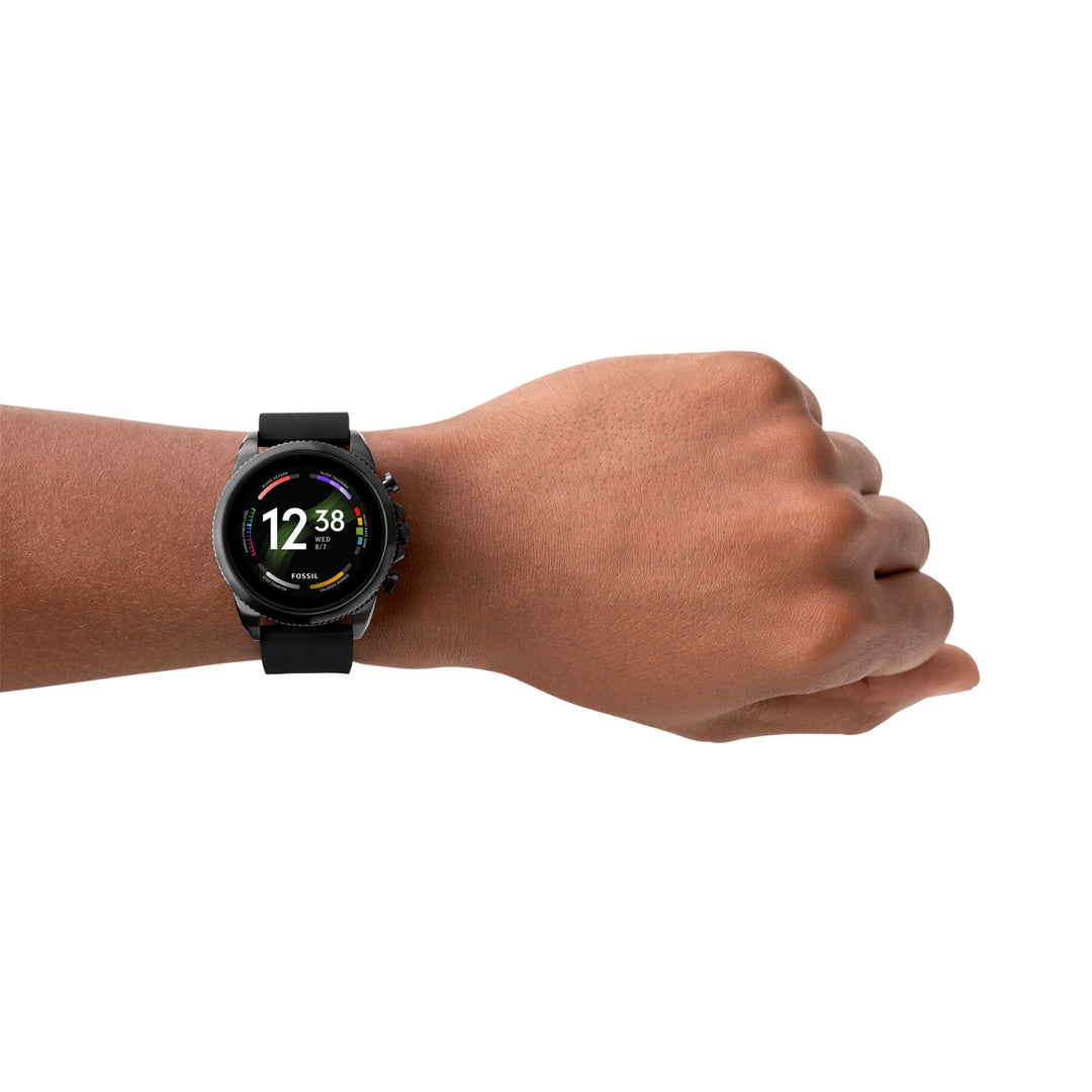 Fossil smartwatch Gen 6 с силиконовым ремешком FTW4061
