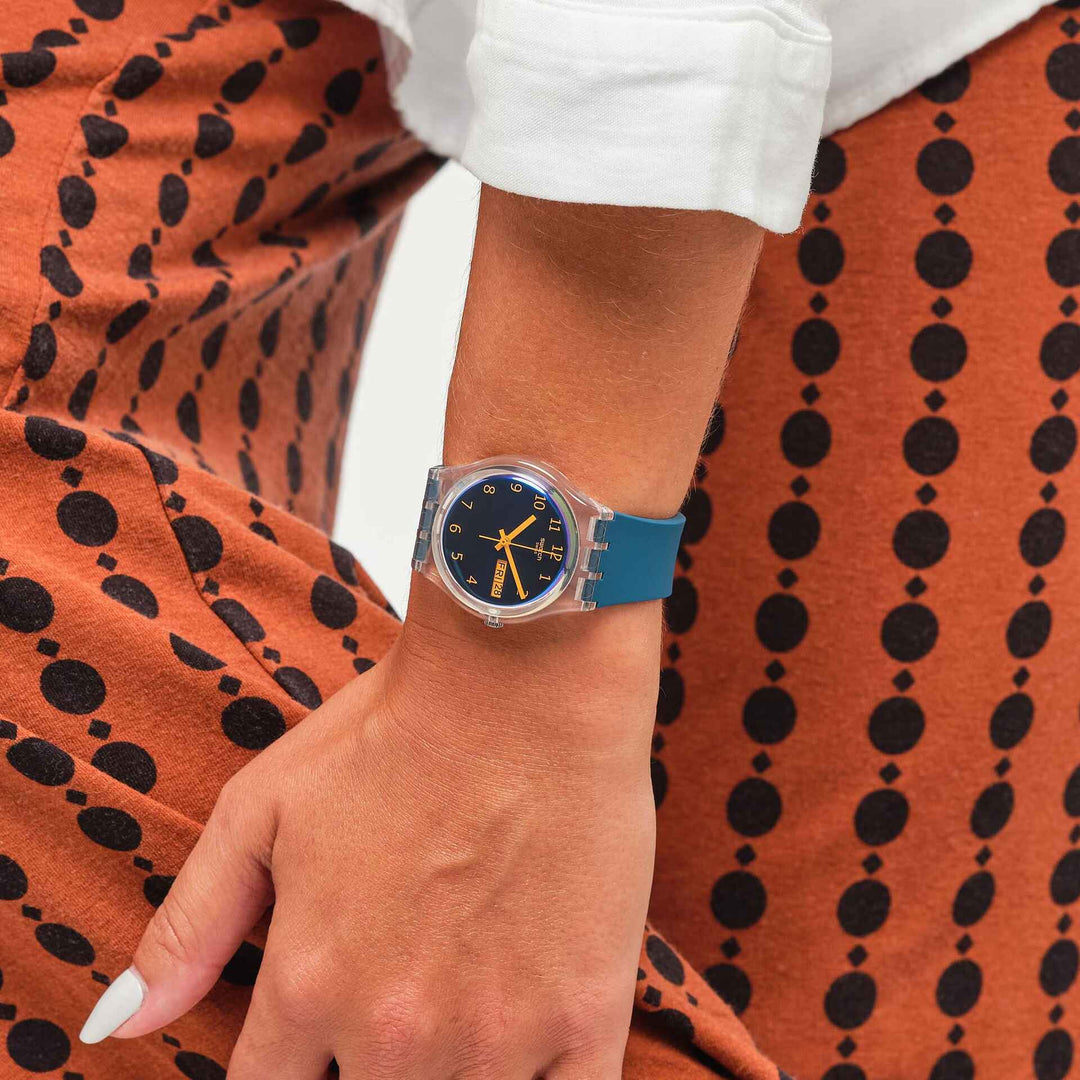 Часы Swatch BLUE AWAY Оригиналы Gent 34mm GE721