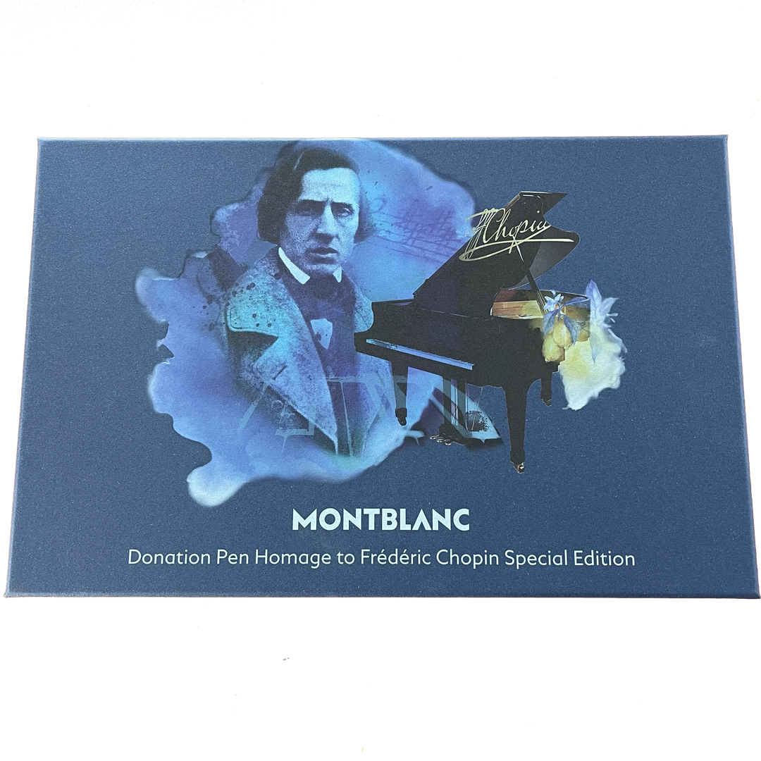 Montblanc шариковая ручка Donation Pen Set Фредерик Шопен + блокнот 127642