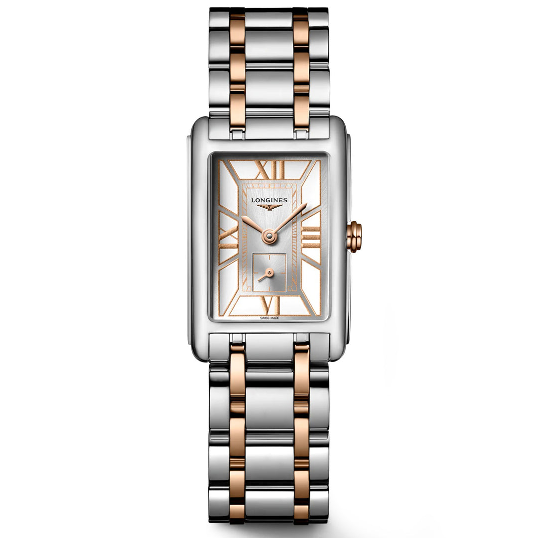 Часы Longines DolceVita 20.8x32mm белый кварцевый сталь L5.255.5.75.7