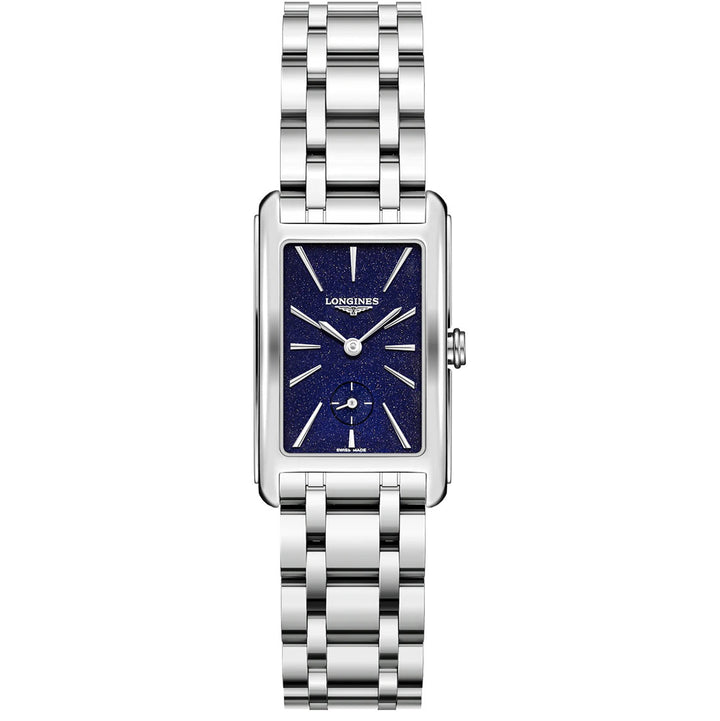 Часы Longines DolceVita 23.3x37mm синий кварцевый сталь L5.512.4.93.6
